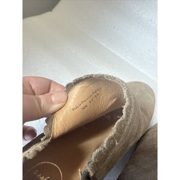 Jack Rogers Marianne Suede Ankle Booties Brown Women's 10M - Picture 10 of 16